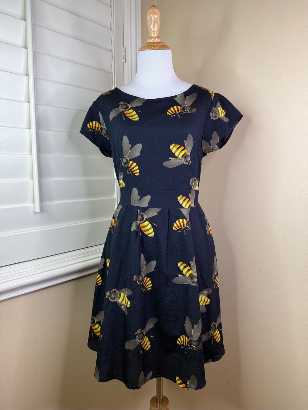 🐝 Bee-Print Dress